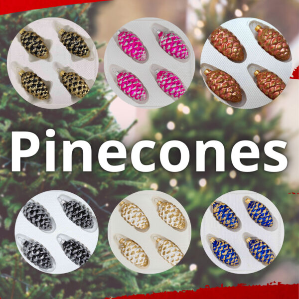 category pinecones pieces sets christmas ornaments